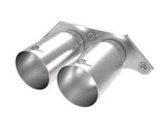aFe Power 49C36435-H Mach Force XP Round Bolt-On Polished Exhaust Tip for 2014–2019 Porsche 911