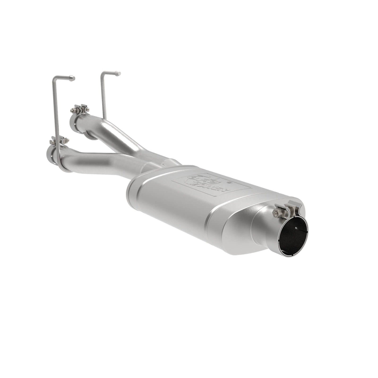 aFe Power 49C42072 Apollo GT Stainless Steel Muffler (3" ID Dual/2.5" OD Center)