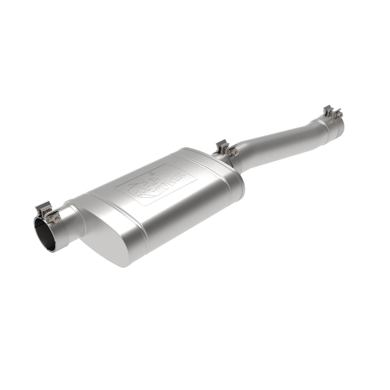aFe Power 49C44114 Apollo GT Stainless Steel Muffler (3" ID Center/3" OD Center)