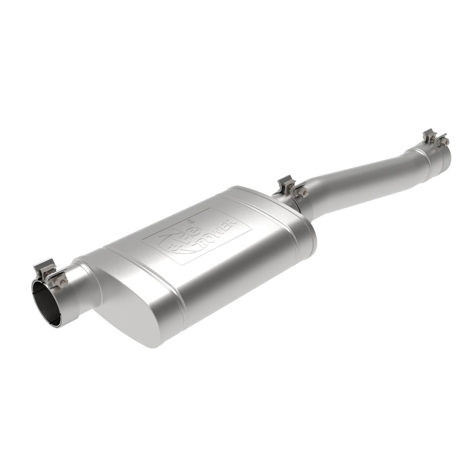 aFe Power 49C44137 Apollo GT Stainless Steel Muffler (3" ID Offset/3" OD Center)
