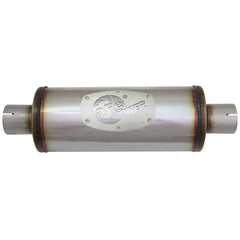 aFe Power 49M00007 MACHForce XP Muffler - (409 Stainless) - (2.5in. Inlet/Outlet) - (Center/Center)