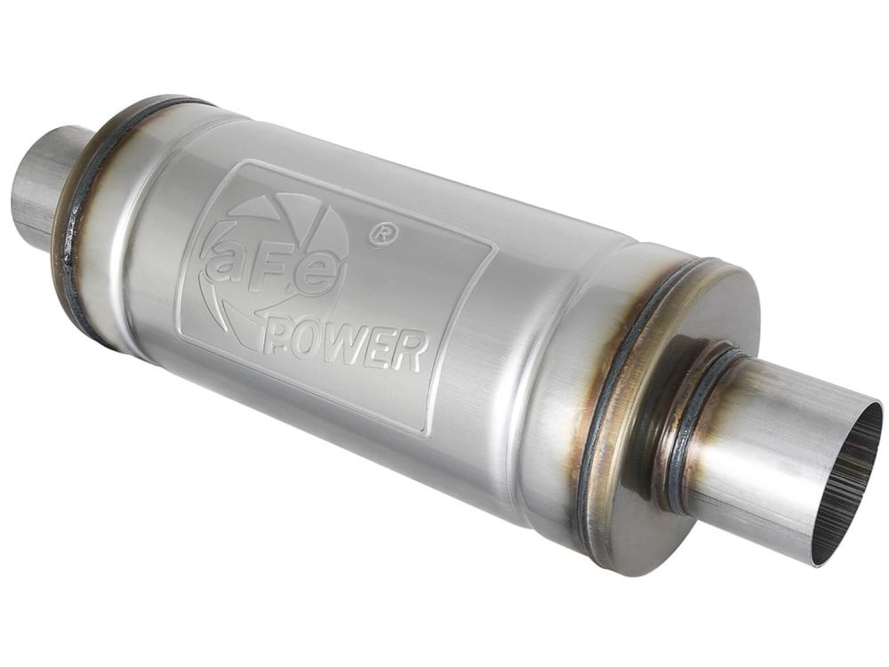 aFe Power 49M00012 MACH Force-Xp Stainless Muffler (3" ID Center/3" OD Center)