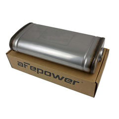 aFe Power 49M30019 Mach Force XP Stainless Steel Muffler (2.5" ID Center/2.5" OD Offset)