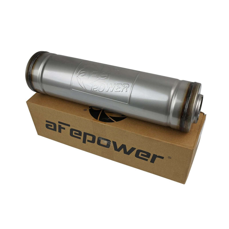 aFe Power 49M30048 Mach Force XP Stainless Steel Muffler (2.5" ID Center/2.5" OD Center)