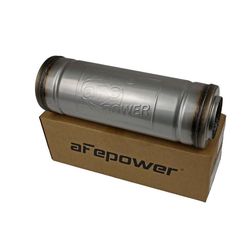 aFe Power 49M30049 Mach Force XP Stainless Steel Muffler (3" ID Center/3" OD Center)