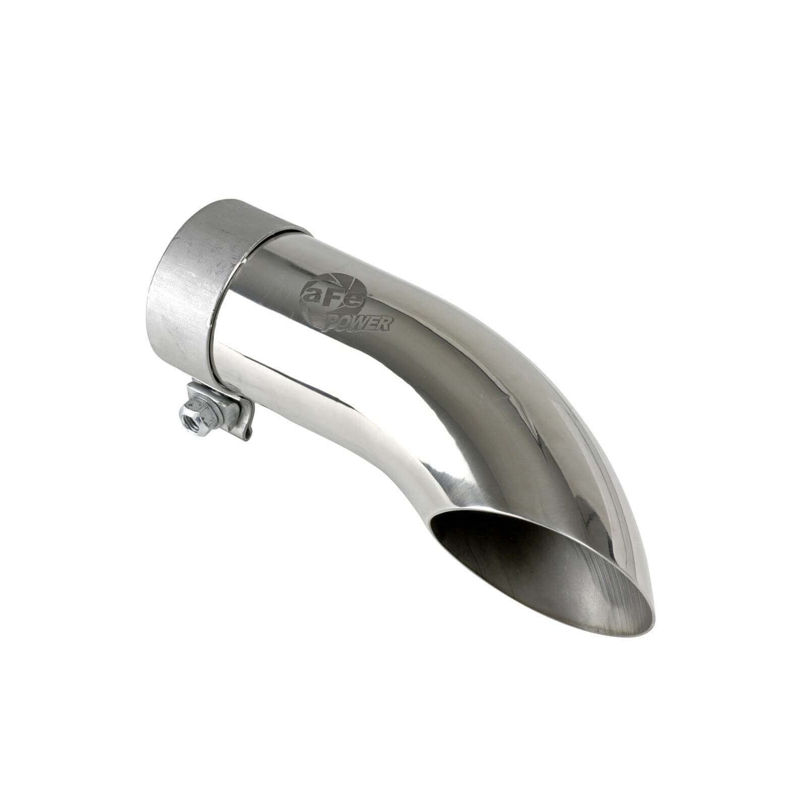 aFe Power 49T25254-P09 Mach Force XP Turndown Clamp-On Polished Exhaust Tip