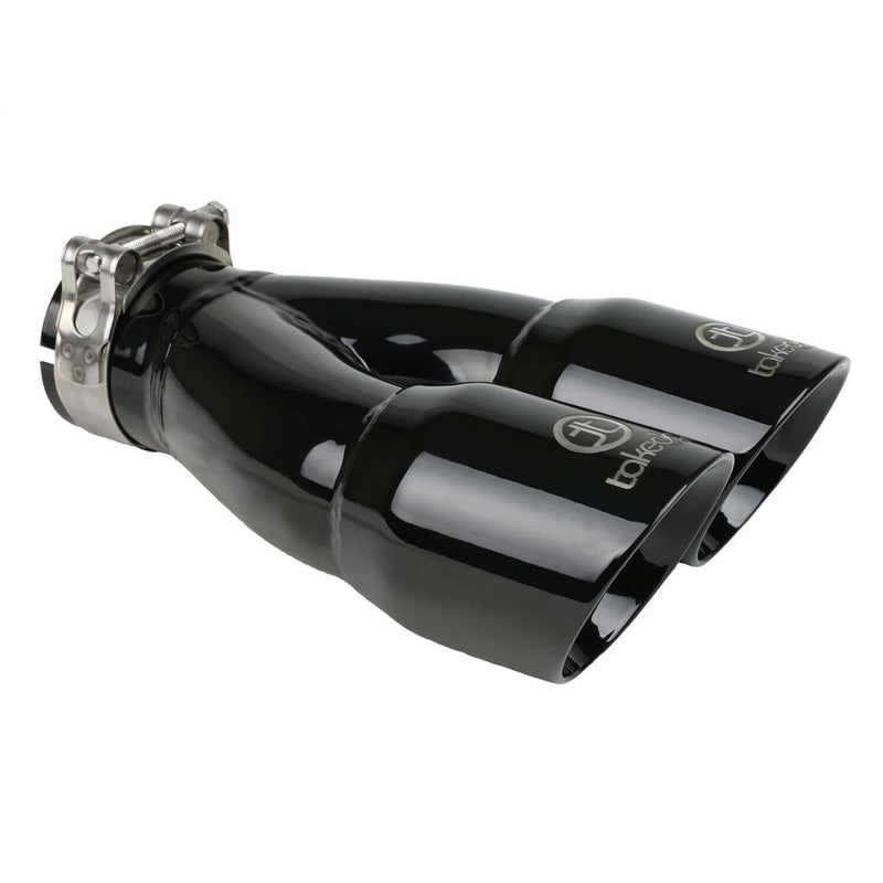 aFe Power 49T25364-B10 Mach Force XP Round Clamp-On Black Coated Exhaust Tip