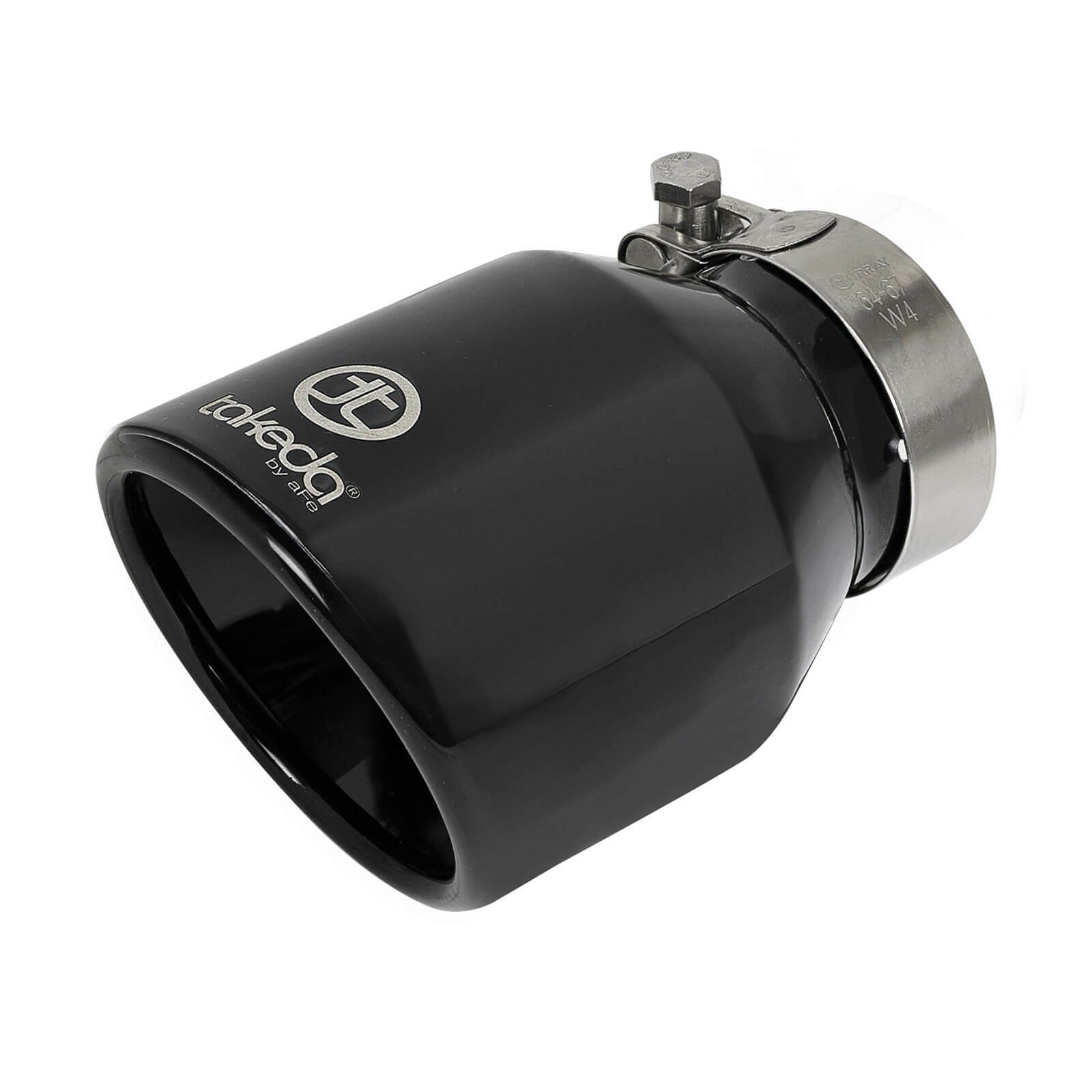 aFe Power 49T25404-B061 Takeda Round Clamp-On Black Coated Exhaust Tip