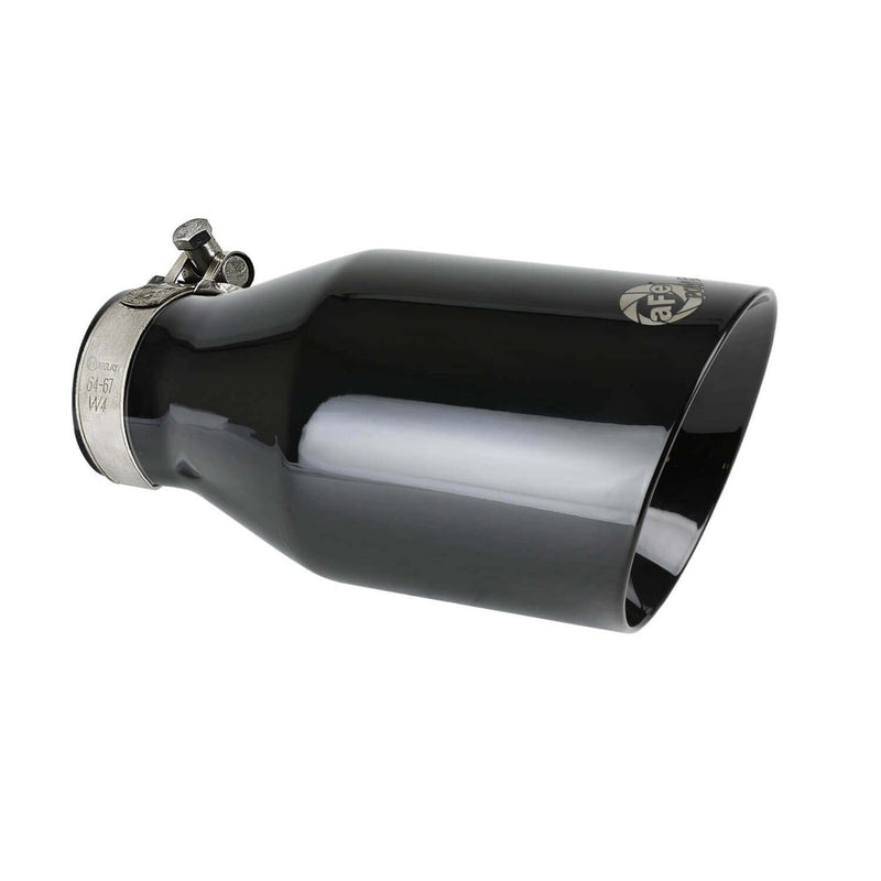 aFe Power 49T25454-B091 Mach Force XP Round Clamp-On Black Coated Exhaust Tip