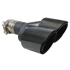 aFe Power 49T25480-C121 Takeda Round Clamp-On Carbon Fiber Exhaust Tip