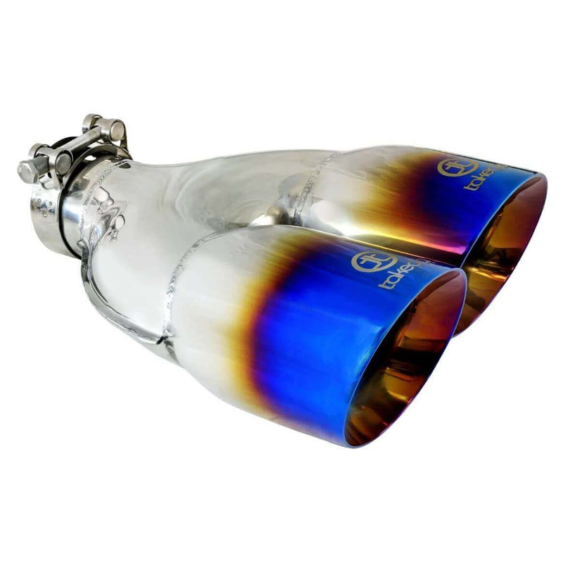 aFe Power 49T25484-L121 Takeda Round Clamp-On Blue Flame Exhaust Tip
