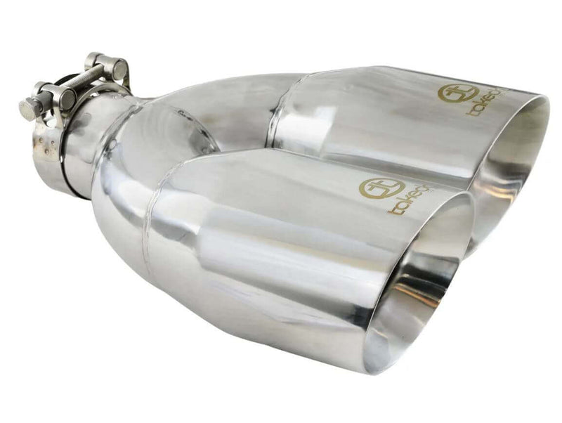 aFe Power 49T25484-P121 Takeda Round Clamp-On Polished Exhaust Tip