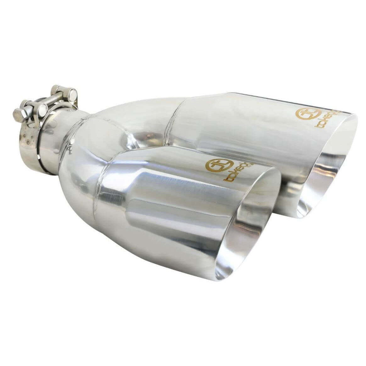 aFe Power 49T25484-P122 Takeda Round Clamp-On Polished Exhaust Tip