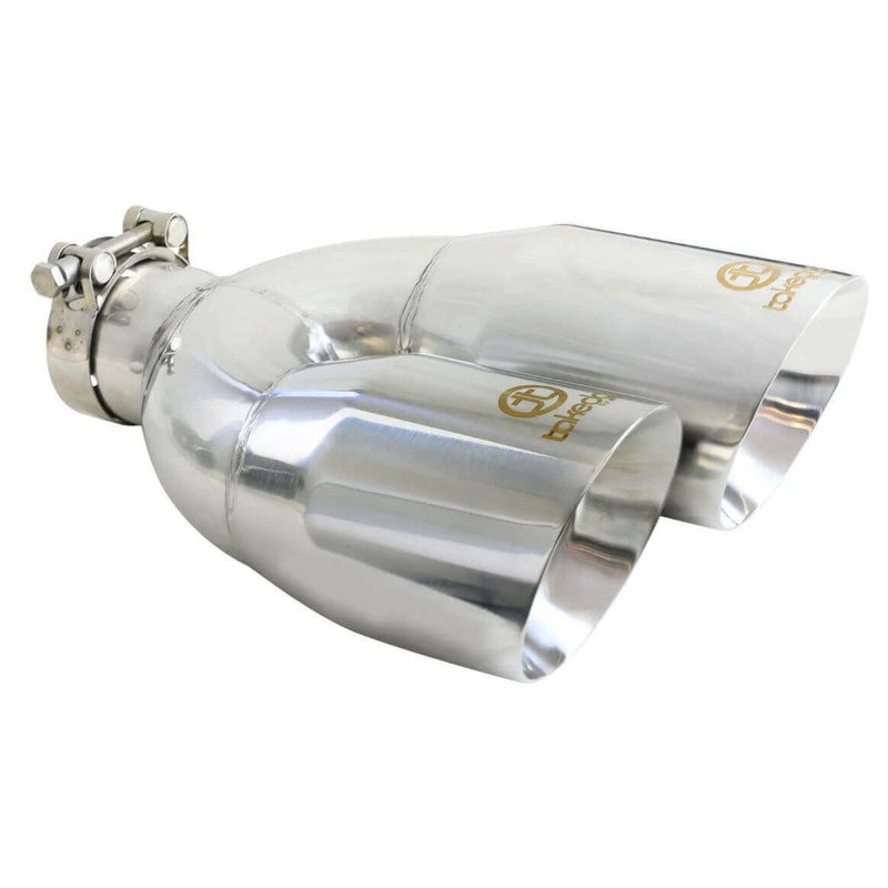 aFe Power 49T25484-P122 Takeda Round Clamp-On Polished Exhaust Tip