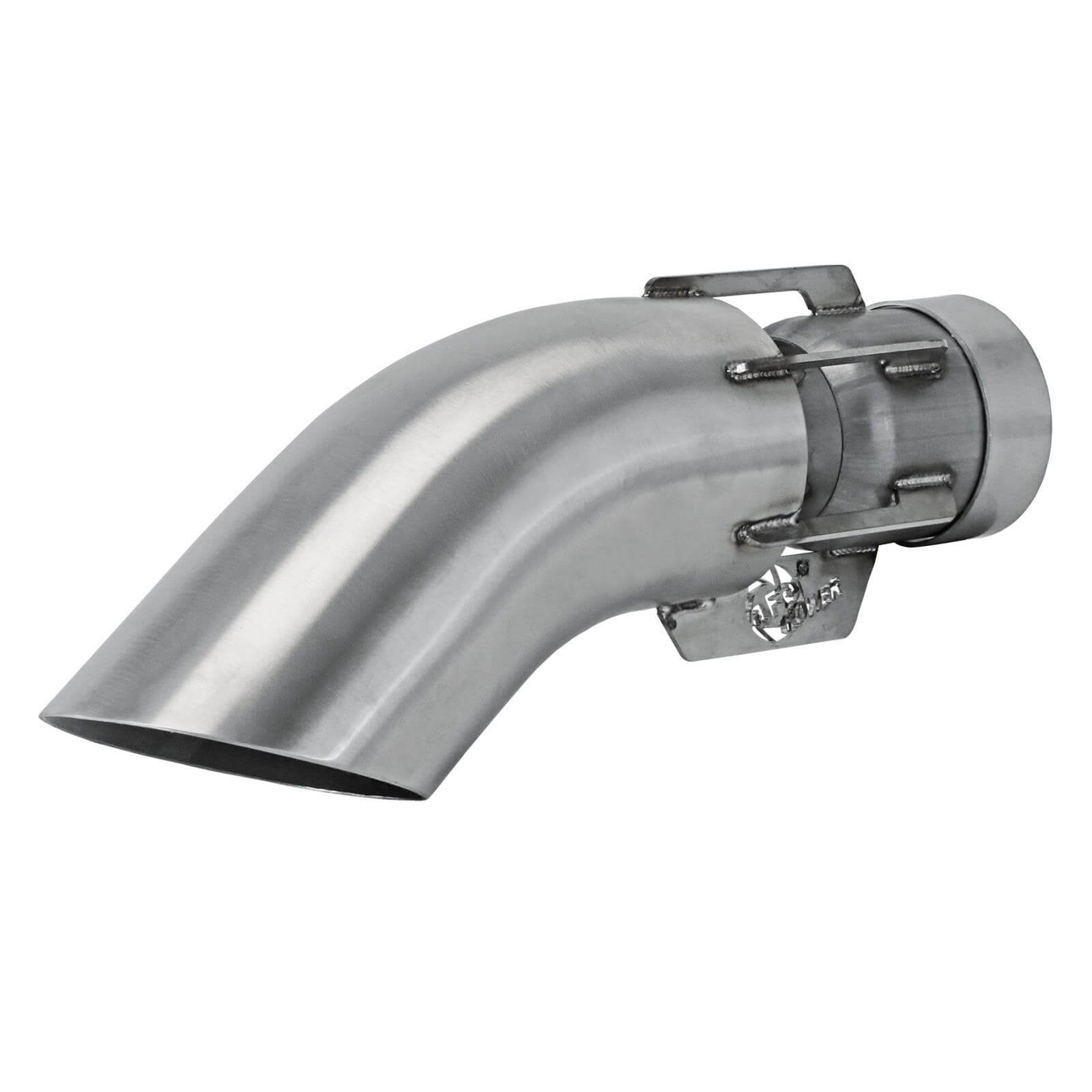 aFe Power 49T30401-H151 MACH Force-Xp Round Clamp-On Natural Coated Exhaust Tip
