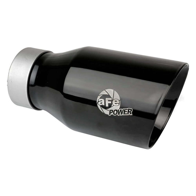 aFe Power 49T30454-B093 Mach Force XP Round Clamp-On Black Coated Exhaust Tip