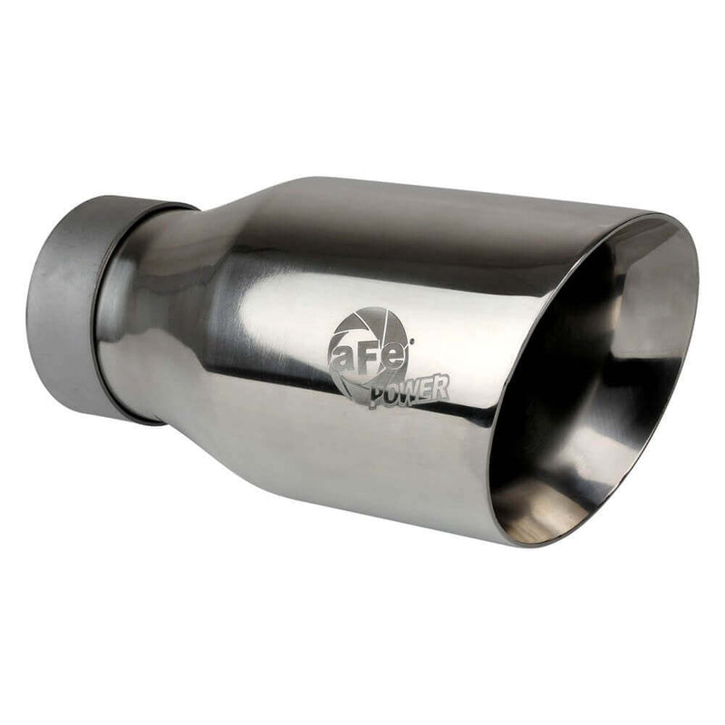 aFe Power 49T30454-P093 Mach Force XP Round Clamp-On Polished Exhaust Tip