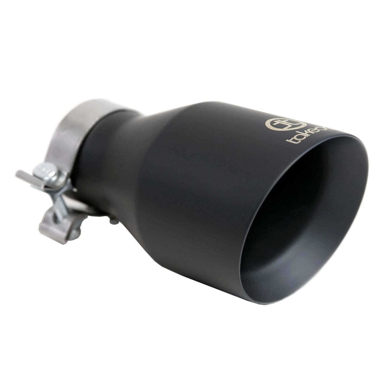 aFe Power 49T30504-B09 Takeda Round Clamp-On Black Coated Exhaust Tip