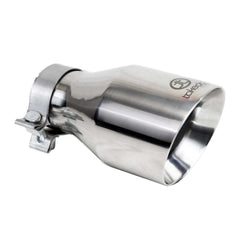 aFe Power 49T30504-P09 Takeda Round Clamp-On Polished Exhaust Tip