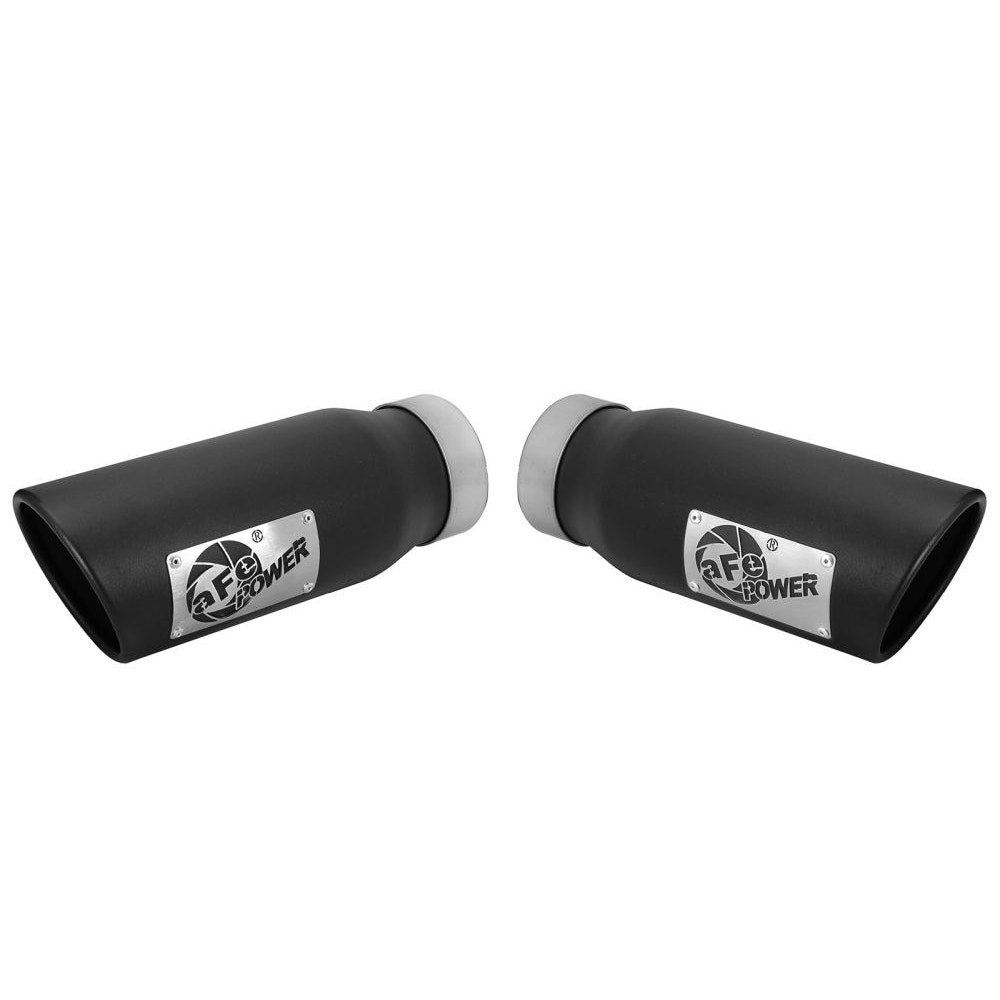 aFe Power 49T35456-B12 Exhaust Tip - Bolt-On - Pair (Black)