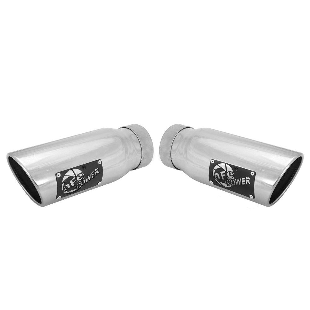 aFe Power 49T35456-P12 Exhaust Tip - Bolt-On - Pair (Polished)