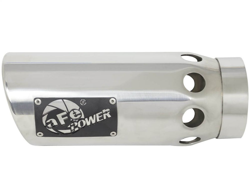aFe Power 49T40501-P122 MACH Force-Xp Stainless Intercooled Passenger Side Polished Exhaust Tip (4" ID/5" OD)