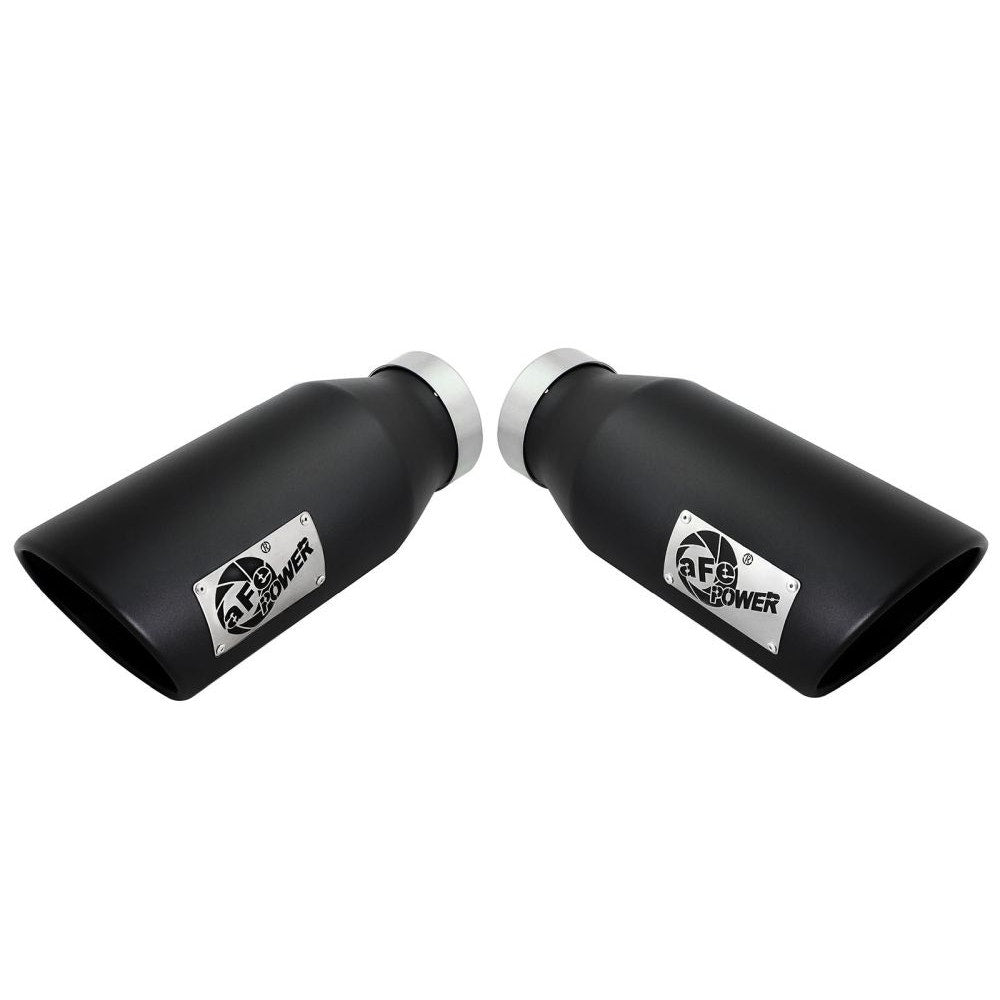 aFe Power 49T40606-B15 Exhaust Tip - Bolt-On - Pair (Black)