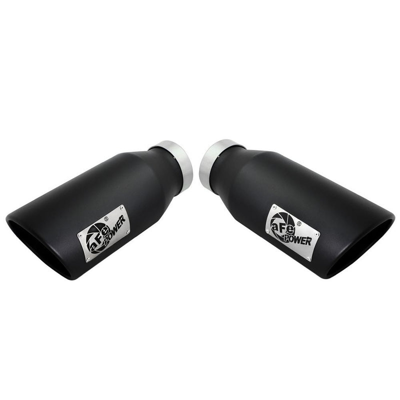 aFe Power 49T40606-B15 Exhaust Tip - Bolt-On - Pair (Black)