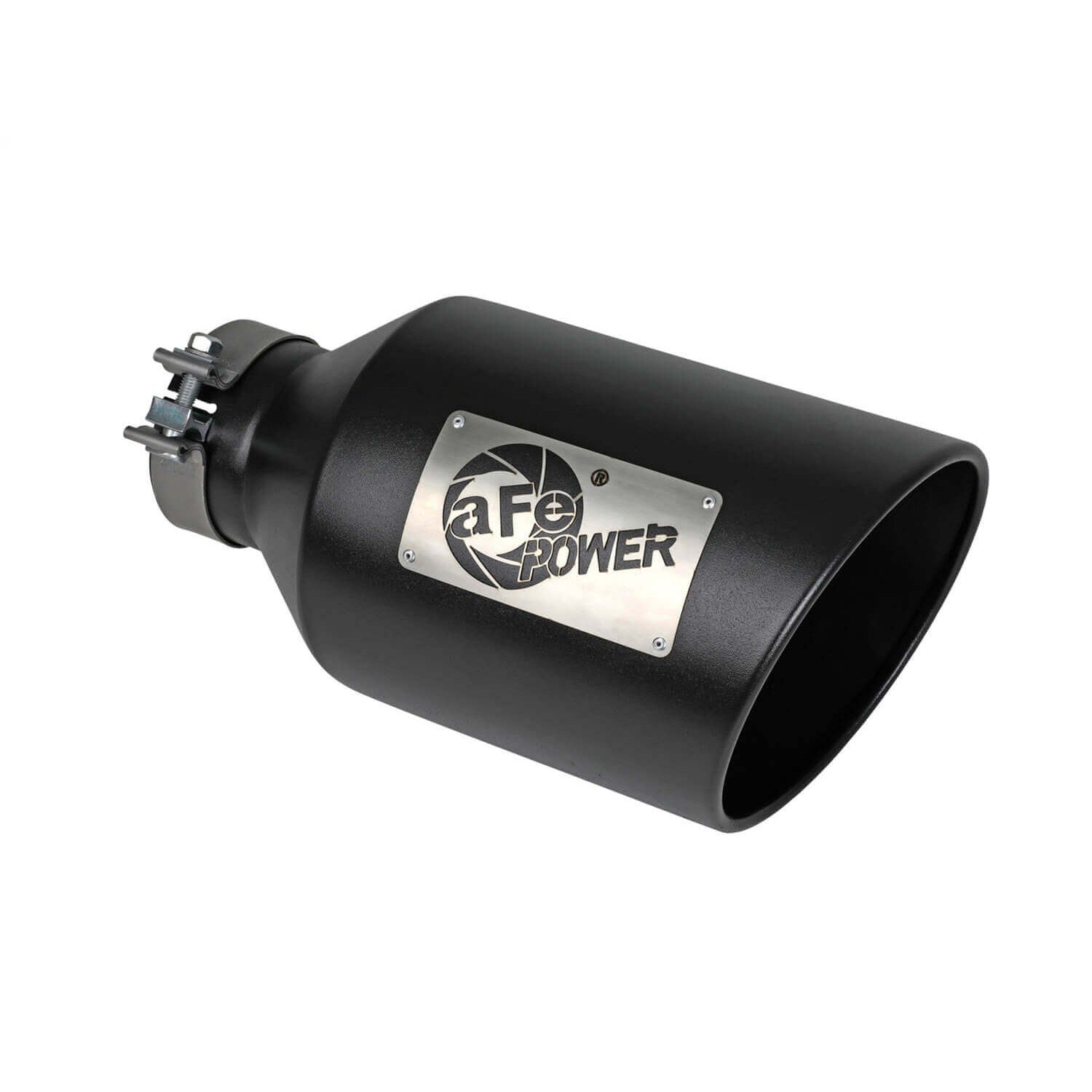 aFe Power 49T40801-B15 Mach Force XP Round Clamp-On Black Coated Exhaust Tip