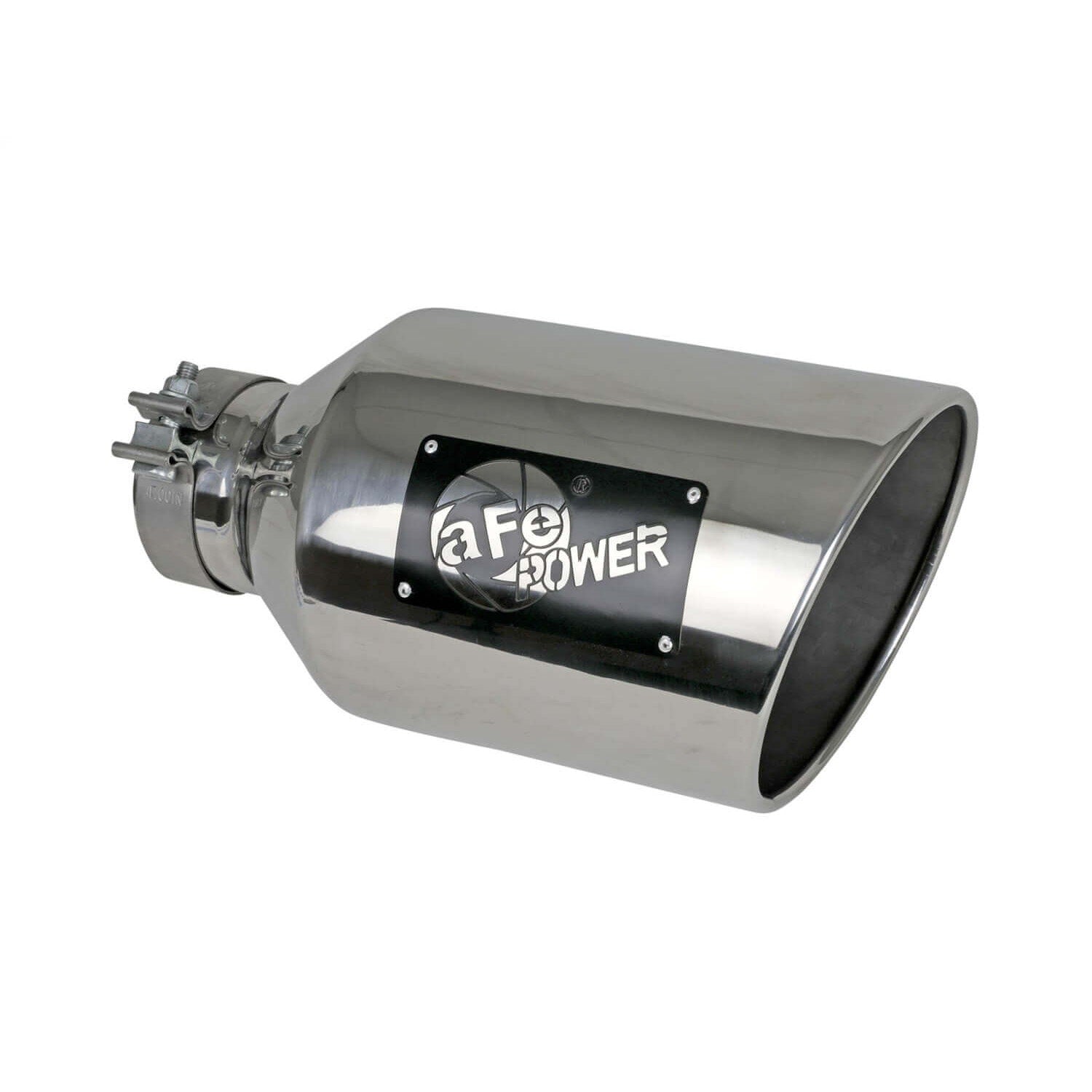 aFe Power 49T40801-P15 Mach Force XP Round Clamp-On Polished Exhaust Tip