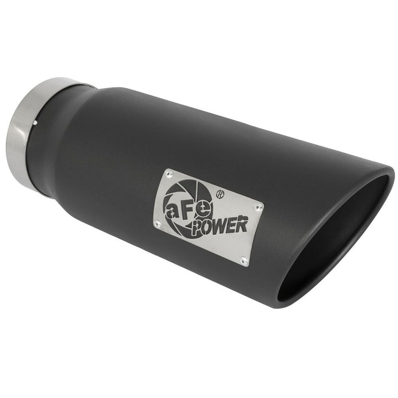 aFe Power 49T50601-B15 MACH Force-Xp 3 in. 409 Stainless Steel Exhaust Tip Black