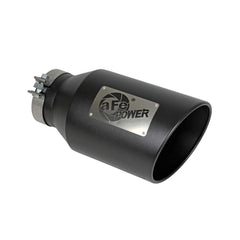 aFe Power 49T50801-B15 Mach Force XP Round Clamp-On Black Coated Exhaust Tip