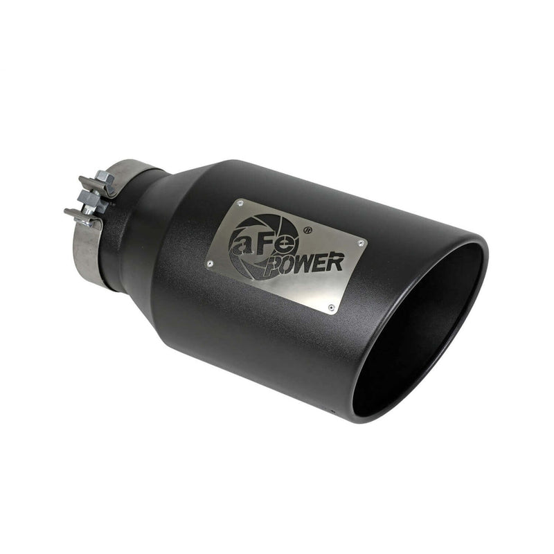 aFe Power 49T50801-B15 Mach Force XP Round Clamp-On Black Coated Exhaust Tip