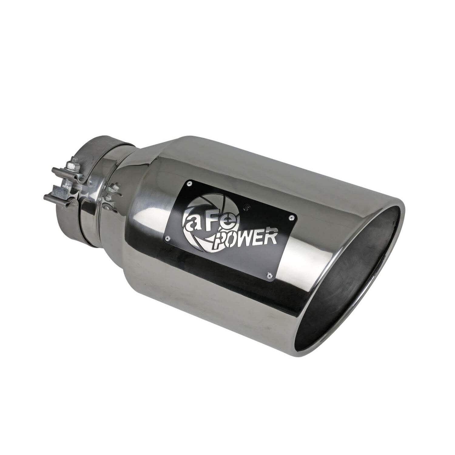 aFe Power 49T50801-P15 Mach Force XP Round Clamp-On Polished Exhaust Tip