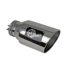 aFe Power 49T50801-P15 Mach Force XP Round Clamp-On Polished Exhaust Tip