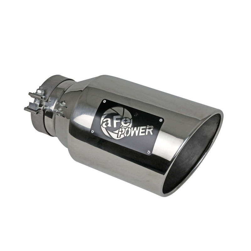aFe Power 49T50801-P15 Mach Force XP Round Clamp-On Polished Exhaust Tip