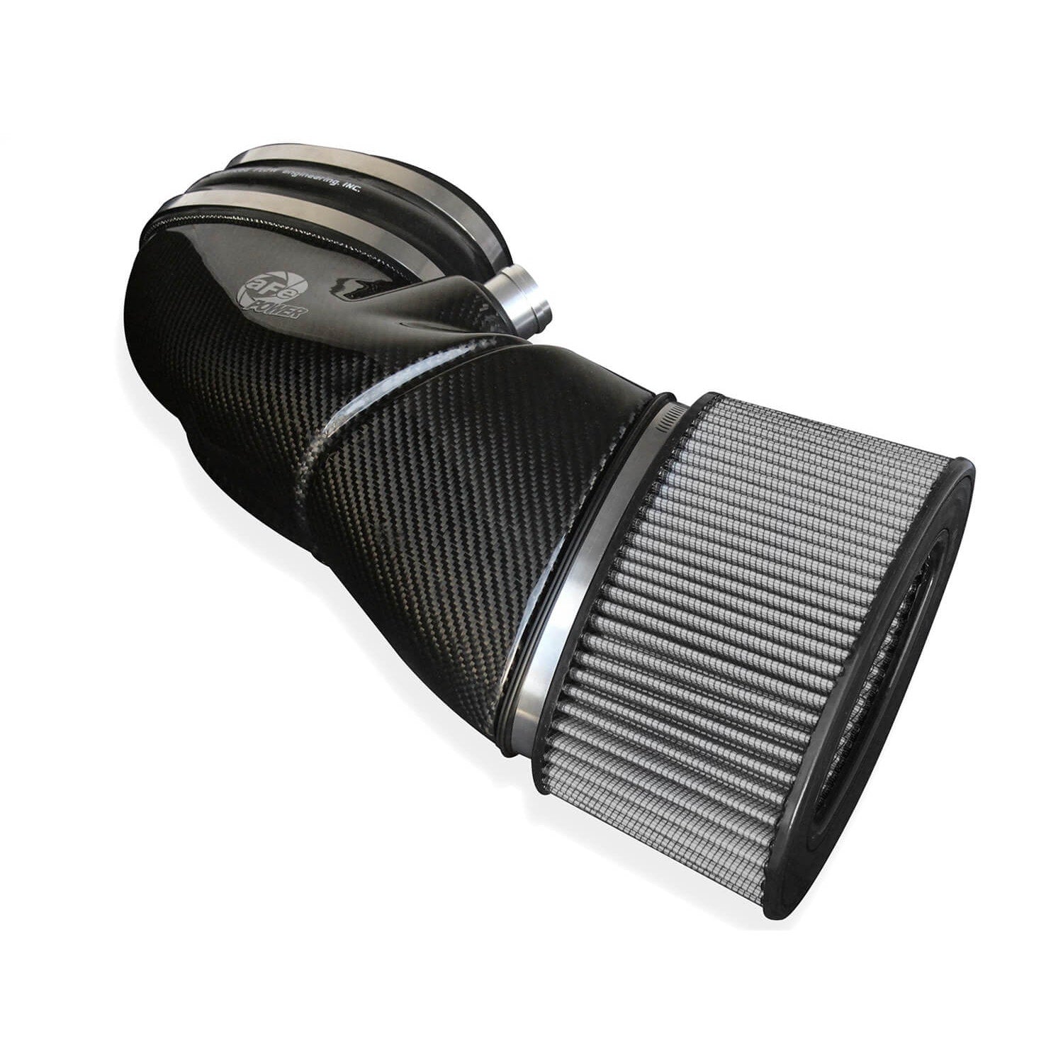 aFe Power 51-31662-C Magnum FORCE Stage 2 Black Carbon Fiber Cold Air Intake System With Pro Dry S Filter