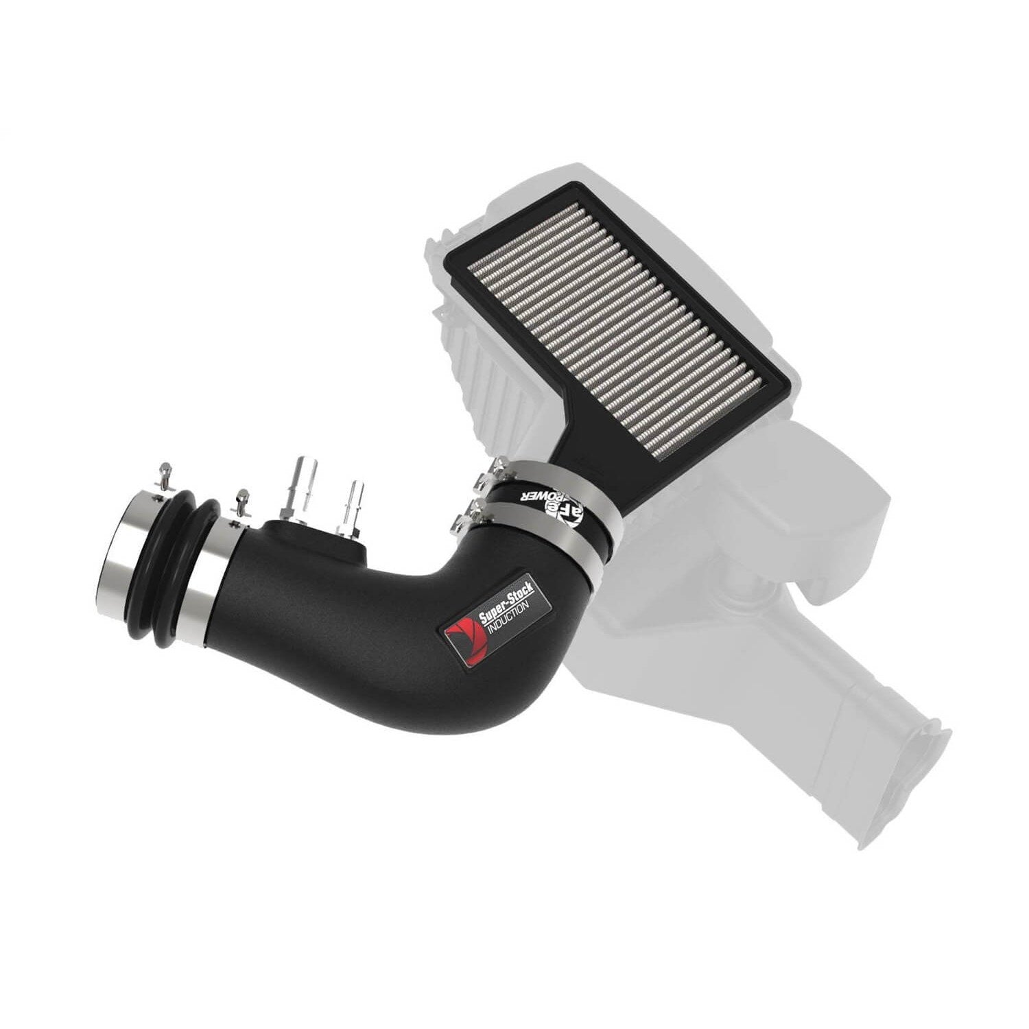 aFe Power 55-10007D Magnum FORCE Super Stock Cold Air Intake System With Pro Dry S Filter