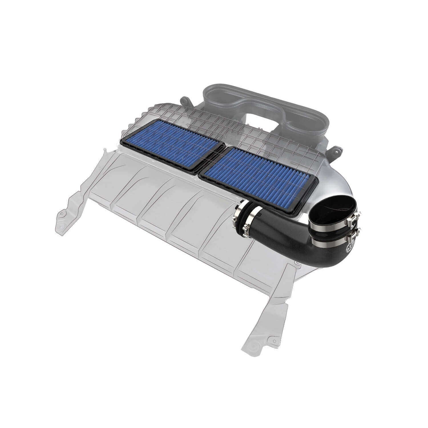 aFe Power 55-10014RC Magnum FORCE Super Stock Cold Air Intake System With Pro 5R Filter