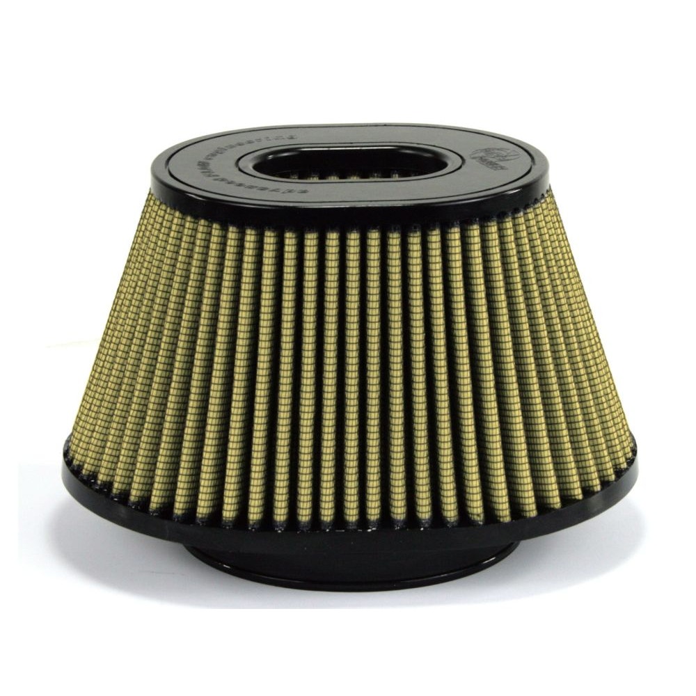 aFe Power 72-91040 Air Filter Pro Guard 7 5-1/2F x(7x10)B x(6-3/4x5-1/2)T(Inverted)x5-3/4H (Gold)