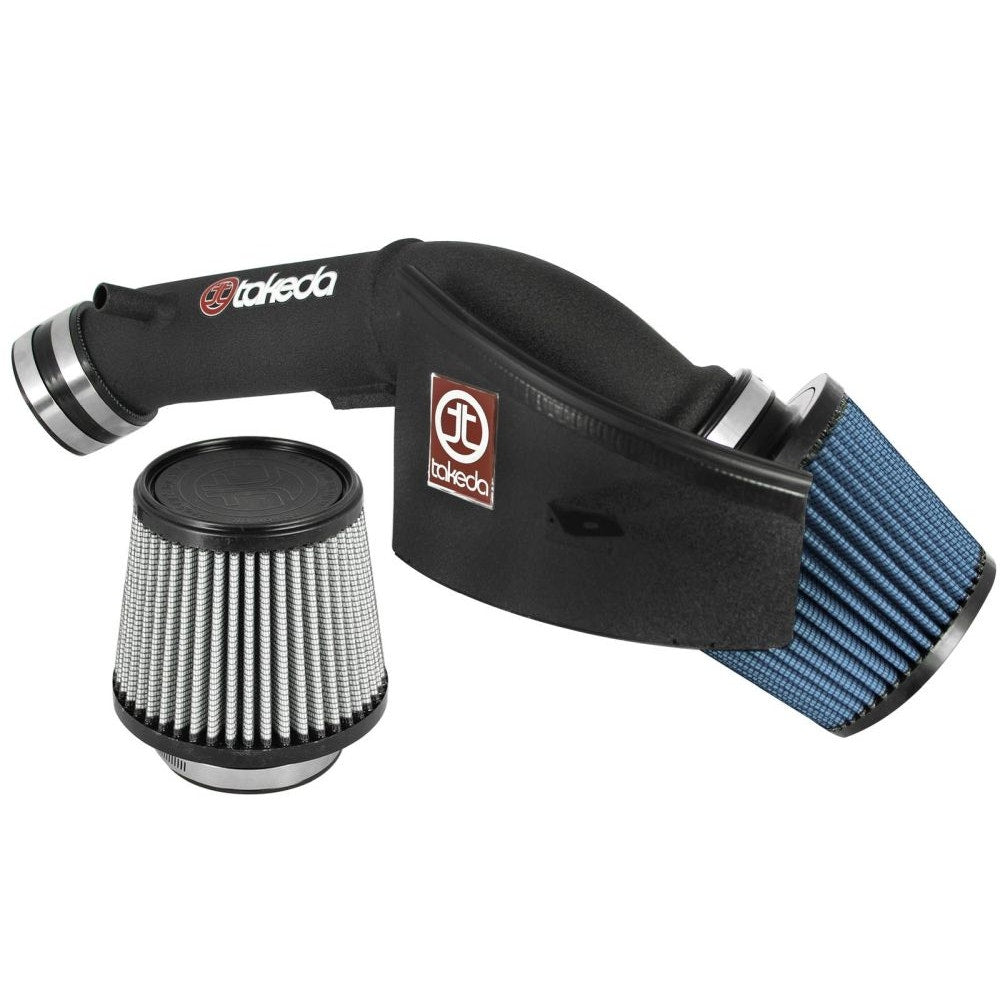aFe Power TR-1019B Takeda Stage-2 PRO 5R Intake System - Black Powder Coated Aluminum Tube (Incl. Pro Dry S Filter/1 Piece Cold Air/Pre Filter/Wrinkle Black Powder Coated Aluminum Intake Tube)