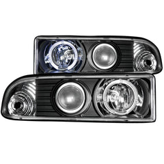 Anzo 111015 Headlights - Projector With Halo - Black