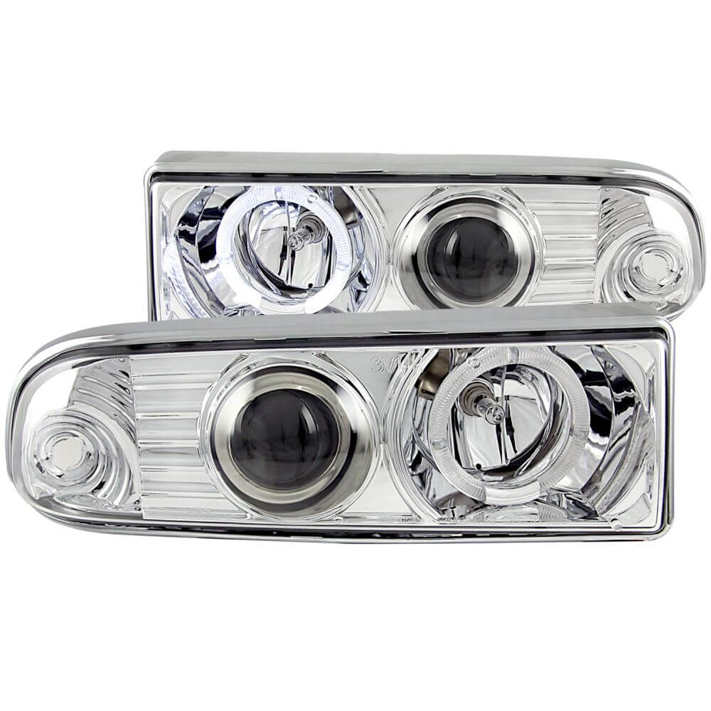 Anzo 111016 Headlights - Projector With Halo - Chrome