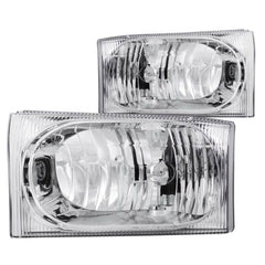Anzo 111023 Headlights - Crystal Clear w/Chrome Housing