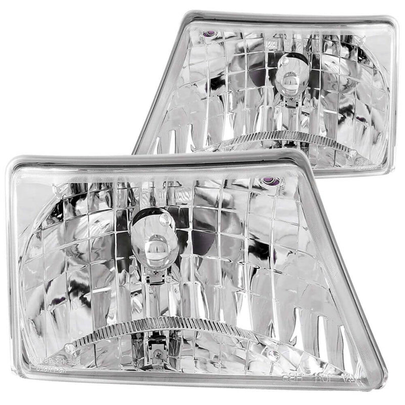 Anzo 111037 Headlights - Crystal - Chrome