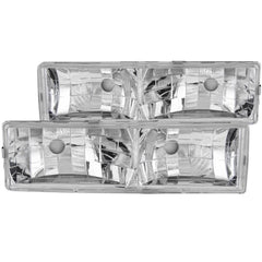Anzo 111136 Headlights - Crystal - Chrome w/o Bulbs