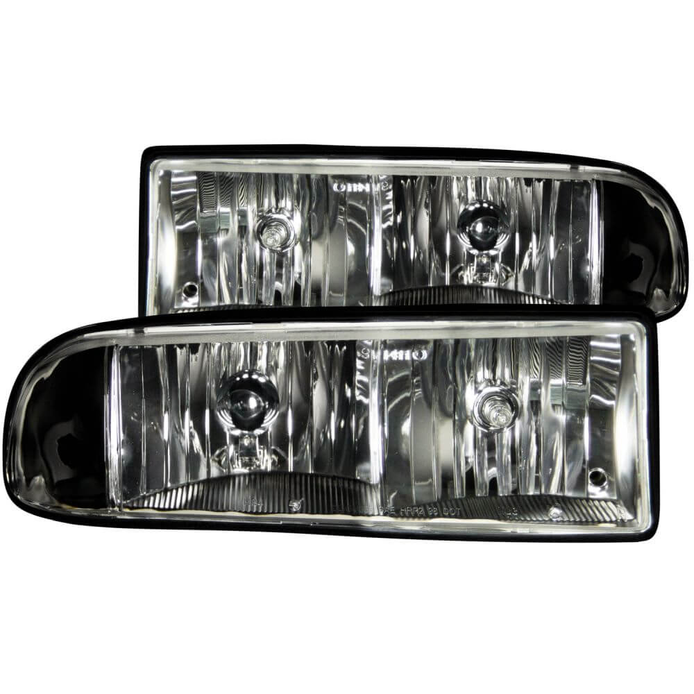 Anzo 111156 Headlights - Crystal - Black