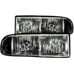 Anzo 111156 Headlights - Crystal - Black