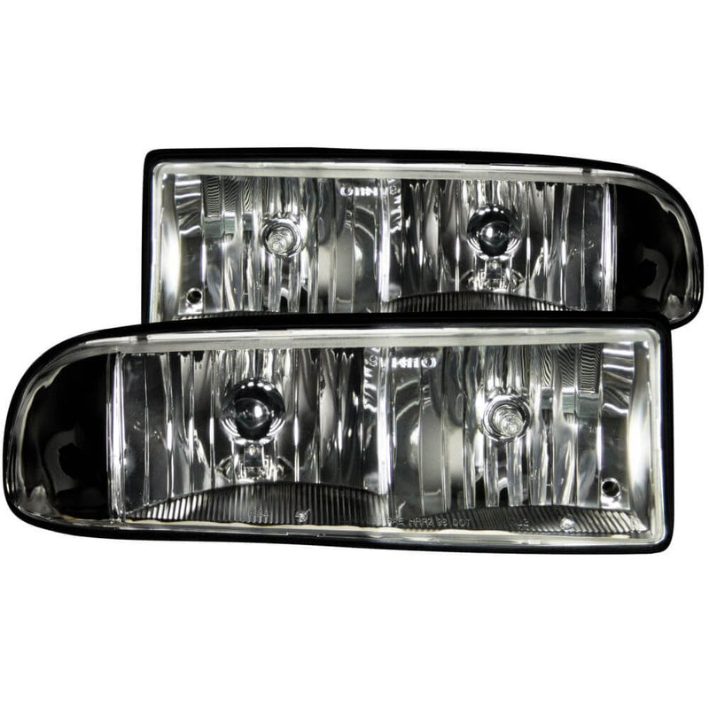 Anzo 111156 Headlights - Crystal - Black