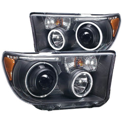 Anzo 111174 Headlights - Projector Halo - Black Clear w/Amber (CCFL)